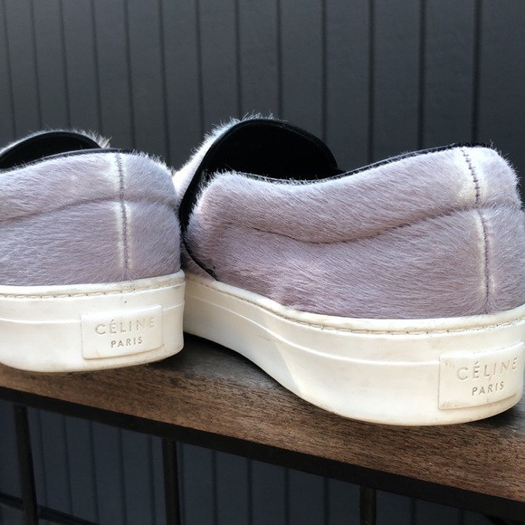 Céline slip on sneakers in pony hair US size 7 - Picture 2 of 7